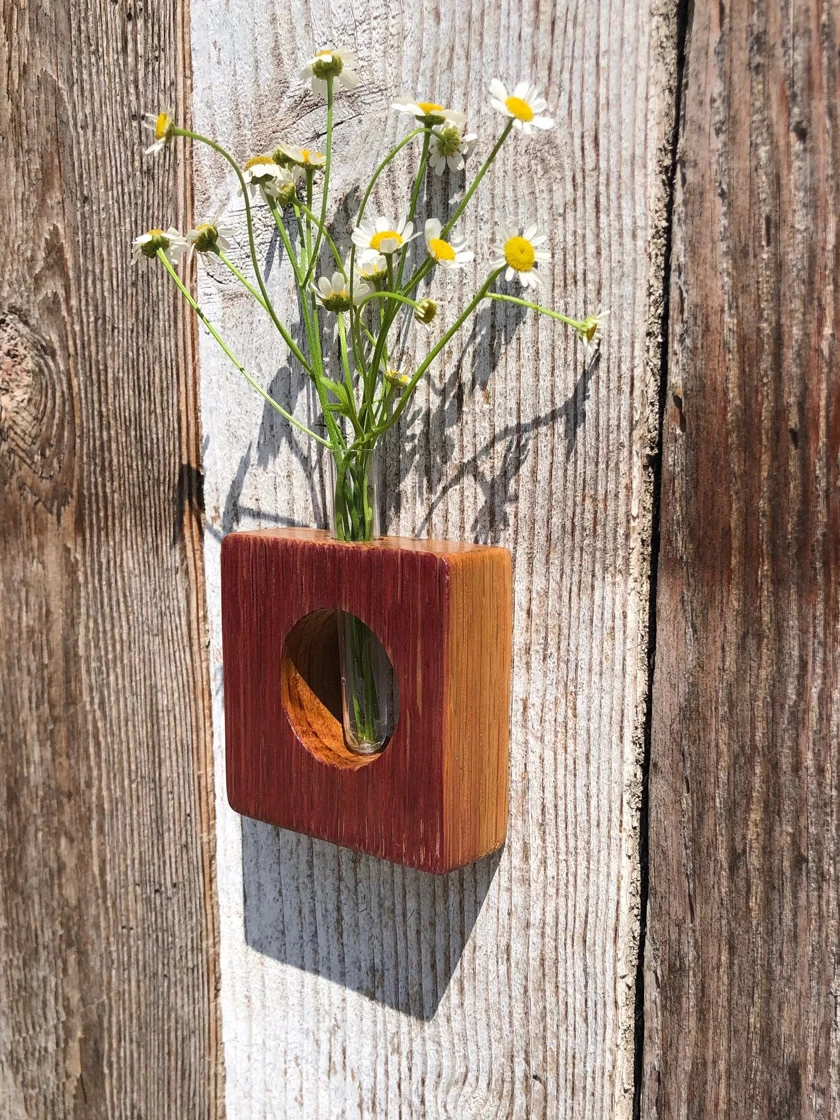 Wine Barrel Counter Top Vase Or Propagation Station 6 Wine Barrel Counter Top Vase Or Propagation Station - Image 6