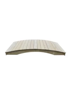 Plank Garden Bridge Unfinished 4' X 12' -Garden Care Shop 8613126 01v
