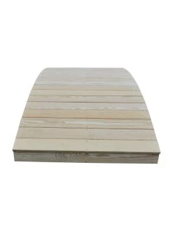 Plank Garden Bridge Unfinished 4' X 12' -Garden Care Shop 8613126 04v