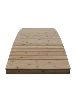 Plank Garden Bridge Unfinished 4' X 12' -Garden Care Shop 8613127 04v