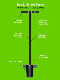 Yard Butler® Long Handled Bulb Planter -Garden Care Shop 8613157 03v