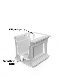 Fairfield Self-Watering Window Box, 2’ 16 Fairfield Self-Watering Window Box, 2’ -Garden Care Shop 8613268 04V tif
