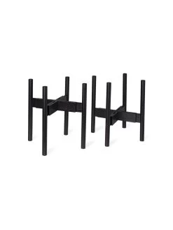 Adjustable Bamboo Plant Stand, Set Of 2 -Garden Care Shop 8613292 5782