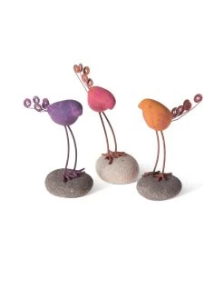 Birds On Stones Set 7 Birds On Stones Set -Garden Care Shop 8613371 3166