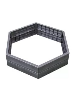 Modular Hexagon Raised Bed Kit, 21.5" 5 Modular Hexagon Raised Bed Kit, 21.5" -Garden Care Shop 8614244 02V 3 4 modular hexagon raised bed kit 21 inches