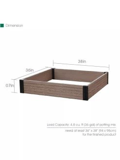 Essential Raised Garden Bed 5 Essential Raised Garden Bed -Garden Care Shop 8614253 03V 3 4