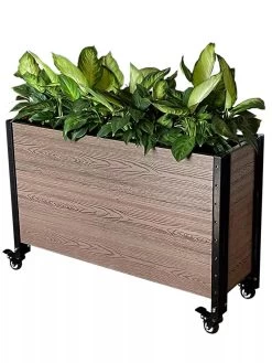 Mobile Deep Trough Planter -Garden Care Shop 8614263 02V