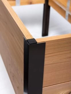 Self-Watering Eco-Stained Elevated Planter Box, 2' X 4' -Garden Care Shop Cedar 0163 tif 4